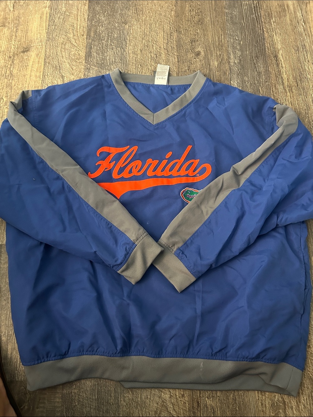 Knights Apparel Blue Pullover with Gray Trim Florida Gators